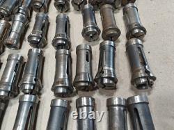 Lot Of 65, CNC Lathe Hardinge Nose Hex Collets Screw Machine Tools