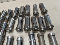 Lot Of 65, CNC Lathe Hardinge Nose Hex Collets Screw Machine Tools