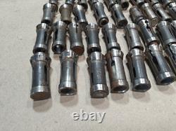 Lot Of 65, CNC Lathe Hardinge Nose Hex Collets Screw Machine Tools