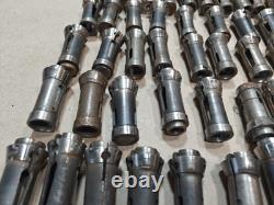 Lot Of 65, CNC Lathe Hardinge Nose Hex Collets Screw Machine Tools