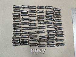 Lot Of 65, CNC Lathe Hardinge Nose Hex Collets Screw Machine Tools
