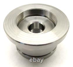 M75 x P2.0 THREADED DRAWTUBE ADAPTER FOR ATS A8-5C CNC LATHE COLLET CHUCK NOSE