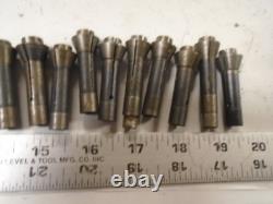 MACHINIST TOOLS LATHE MILL Milex Watchmaker Micro Collet Chuck with 25 Collets
