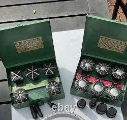 MINT (2) Sets Jacobs Rubber Flex Lathe Collets