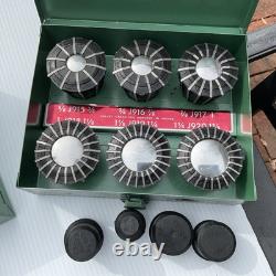 MINT (2) Sets Jacobs Rubber Flex Lathe Collets