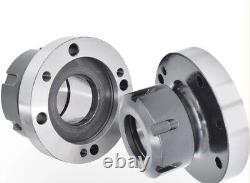 Metal Collet Chuck Fixture Mini Flange Four Axis CNC Milling Lathe Tool 80-125mm