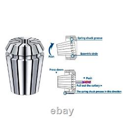 Metal Collet Spring Chuck Lathe Tool Holder CNC Engraving Milling Machine Parts