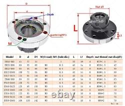 Metal Collets Chuck Flange Four Axis Fixture CNC Milling Lathe Machine Tools