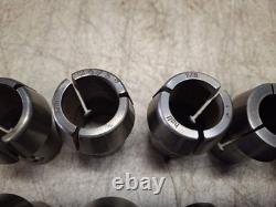 Metal Lathe Hall Mfg Co. Collets 15/16 Thru 1/4 Lot Of 11 Bore 1 Od 1.1