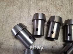 Metal Lathe Hall Mfg Co. Collets 15/16 Thru 1/4 Lot Of 11 Bore 1 Od 1.1