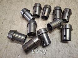 Metal Lathe Hall Mfg Co. Collets 15/16 Thru 1/4 Lot Of 11 Bore 1 Od 1.1
