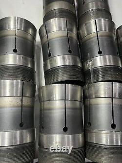 Metric Round Smooth Lathe Round Collets 22J Lot of 14 Different Sizes