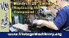 Monarch 28 Lathe Replacing The Compound Removing The Cross Slide