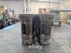 Monarch CBB Lathe Collet Closer Lever Nose with Complete Set of Collets
