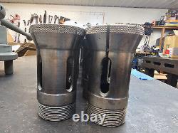 Monarch CBB Lathe Collet Closer Lever Nose with Complete Set of Collets