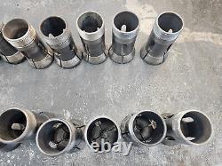 Monarch CBB Lathe Collet Closer Lever Nose with Complete Set of Collets