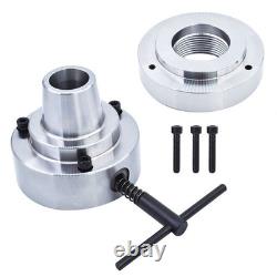 NEW 2-1/4 x 8 Thread Chuck 5C Collet Lathe Chuck Closer With Semi-finished Adp