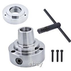 NEW 2-1/4 x 8 Thread Chuck 5C Collet Lathe Chuck Closer With Semi-finished Adp