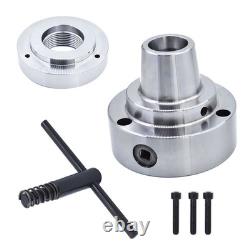 NEW 2-1/4 x 8 Thread Chuck 5C Collet Lathe Chuck Closer With Semi-finished Adp