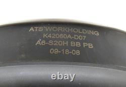 NEW! ATS S20 COLLET CHUCK CNC LATHE PULLBACK NOSEPIECE with A2-6 MOUNT #A6-S20H
