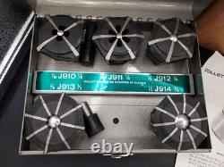 NEW Jacobs 96F-1 Flex Collet Lathe Chuck withKey, & Jacobs Rubber Flex Collet Sets