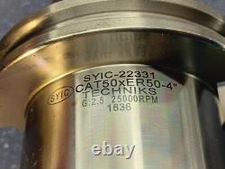 NEW Techniks CAT50 ER50 Collet Chuck 4 Proj. Tool Holder SYIC 22331 Lathe CNC