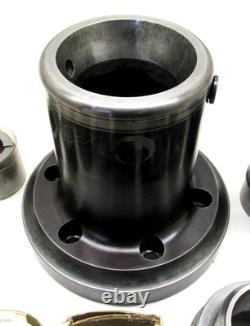 NICE! ATS S20 COLLET CHUCK CNC LATHE PULLBACK NOSEPIECE with A2-6 MOUNT #A6-S20H
