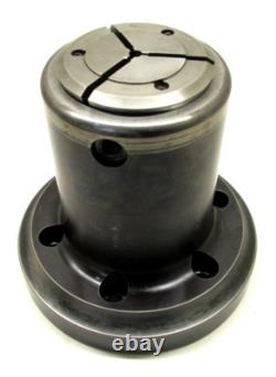 NICE! ATS S20 COLLET CHUCK CNC LATHE PULLBACK NOSEPIECE with A2-6 MOUNT #A6-S20H