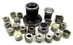 NICE! ATS S20 COLLET CHUCK CNC LATHE PULLBACK NOSEPIECE with A2-6 MOUNT #A6-S20H