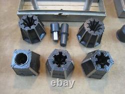 NICE! JACOBS USA 2 SETS J910 J920 RUBBER-FLEX LATHE COLLETS 1/16 to 1 3/8