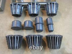 NICE! JACOBS USA 2 SETS J910 J920 RUBBER-FLEX LATHE COLLETS 1/16 to 1 3/8