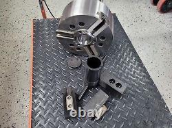 New Bison 8 lathe chuck 2405-200-52K, A2-6 spin adaptor, M60 P1.5