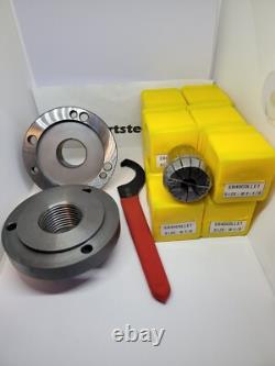New ER40 Chuck & Collets with 1-3/4-8 adapter for Grizzly G0602 10 lathes