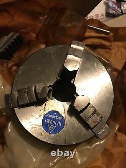 New Lathe 3-jaw chuck Tos Ex-yugoslavia czech made 100mm full set in grease
