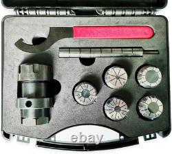 New Lathe ER32 Woodworking Dowel Collet Chuck System 1/4 3/8 1/2 5/8 3/4 USA