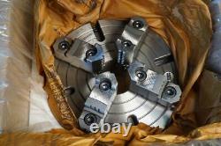 New Rapidhold 10 4-Jaw Independent Semi-Steel Lathe Chuck D1-5 Mount 2pc jaws