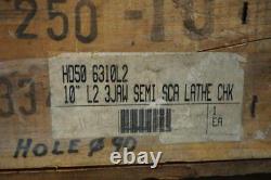 New SCA Sweden 10 3-Jaw LATHE Scroll Chuck. L2 L-2 Direct Mount. HD50-6310L2