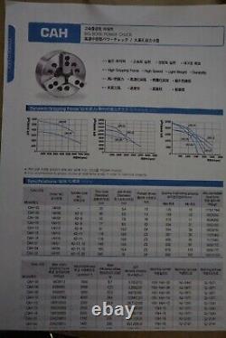 New Seoam CAH-10 lathe chuck, M76 P1.5 thread A2-8 (Kitagawa B-210)