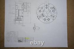 New Seoam CAH-10 lathe chuck, M76 P1.5 thread A2-8 (Kitagawa B-210)