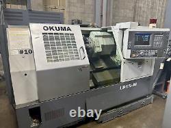 Okuma LB15II-M CNC Lathe, OSP7000L, Collet Chuck, 20 Swing, Live Tooling