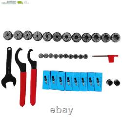 Orangea Collet Set CAT40 ER32 CAT40 ER16 Spring Steel Collet Chuck Tooling Packa