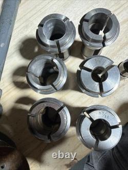 Ortlieb lever operated collet chuck and Collet Set Lathe Machine Shop Tools