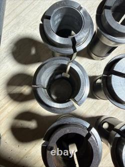 Ortlieb lever operated collet chuck and Collet Set Lathe Machine Shop Tools