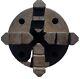 Pratt 4.5 (115 mm) 4-Jaw Lathe Chuck with Pulley and draw bar MADE IN ENGLAND