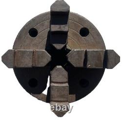 Pratt 4.5 (115 mm) 4-Jaw Lathe Chuck with Pulley and draw bar MADE IN ENGLAND