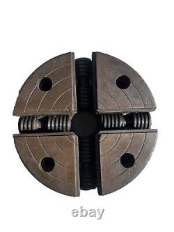 Pratt 4.5 (115 mm) 4-Jaw Lathe Chuck with Pulley and draw bar MADE IN ENGLAND