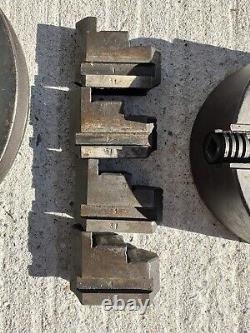 Pratt 4.5 (115 mm) 4-Jaw Lathe Chuck with Pulley and draw bar MADE IN ENGLAND