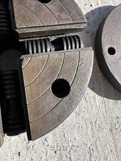 Pratt 4.5 (115 mm) 4-Jaw Lathe Chuck with Pulley and draw bar MADE IN ENGLAND