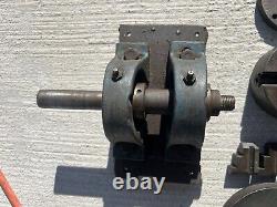 Pratt 4.5 (115 mm) 4-Jaw Lathe Chuck with Pulley and draw bar MADE IN ENGLAND