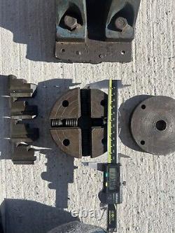 Pratt 4.5 (115 mm) 4-Jaw Lathe Chuck with Pulley and draw bar MADE IN ENGLAND